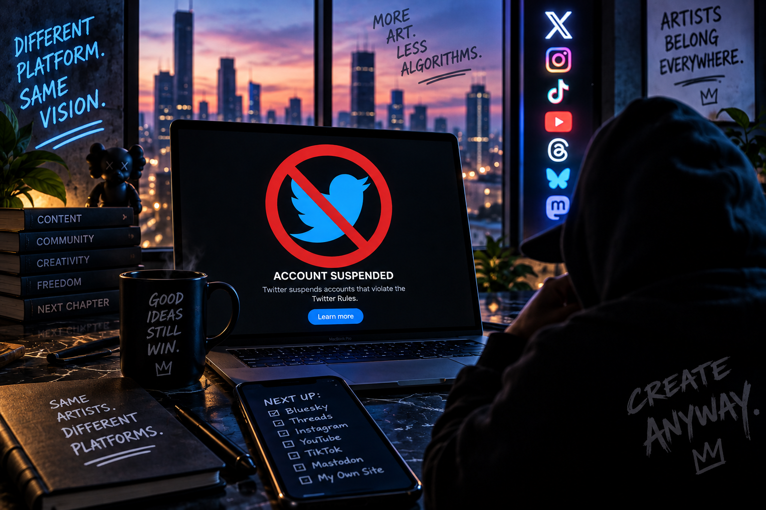#Banned from Twitter/X (-_-)
